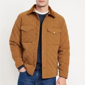 Old Navy Water Resistant Quilted Barn Jacket in Color
Bourbon